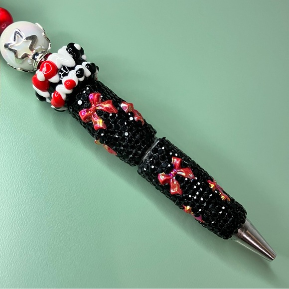 Queen Amidala Star Wars Repurposed Doorable & C-3PO Charm Handmade Beaded Pen - Picture 7 of 9